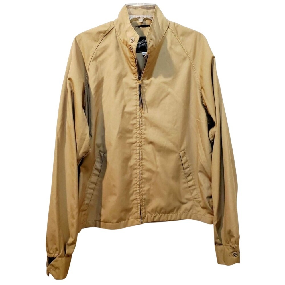 English Squire Vintage 70's Bomber Style Windbreaker Size 44-L‎